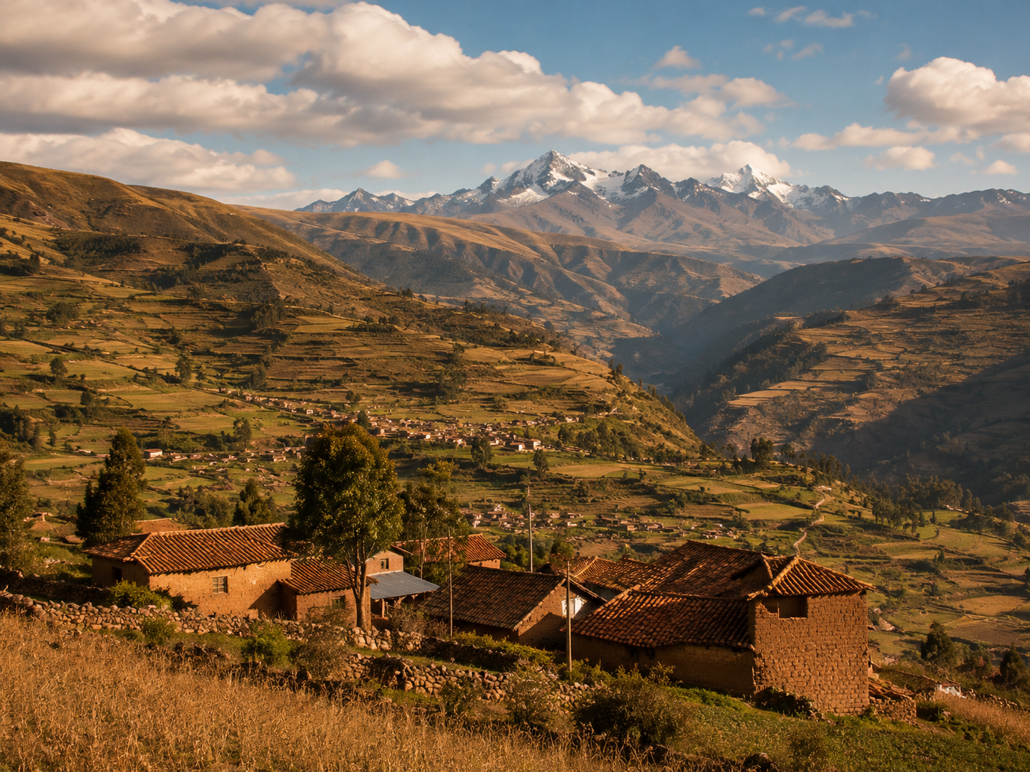 Comunidad rural en los Andes peruanos, Cusco