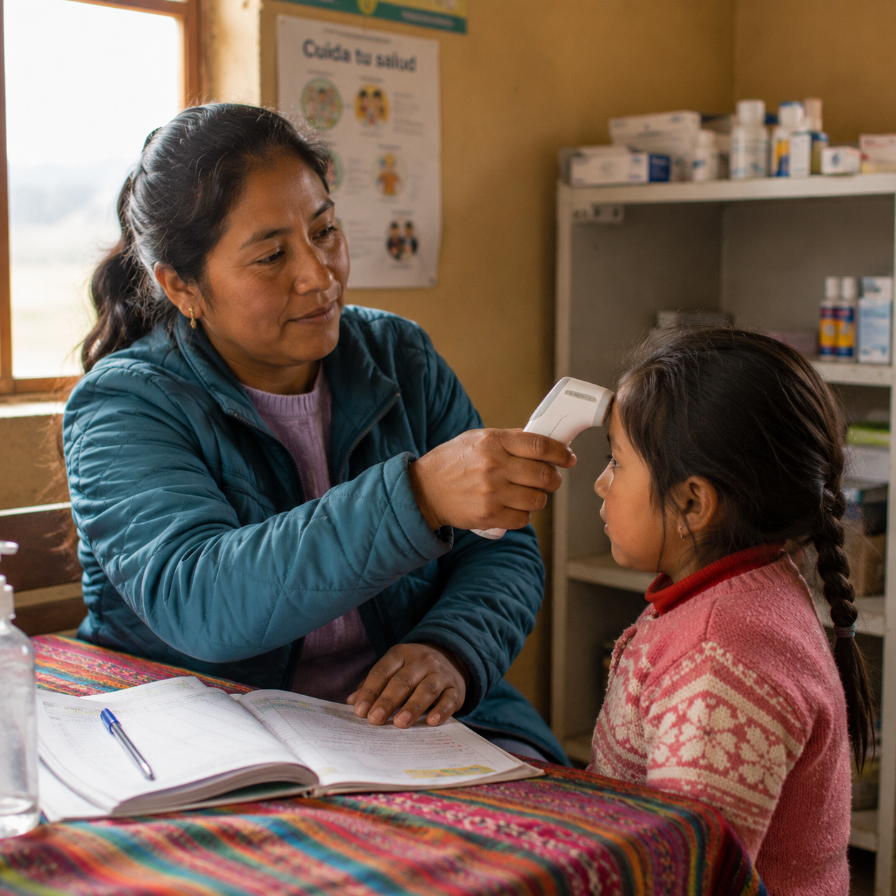 Salud comunitaria en posta rural