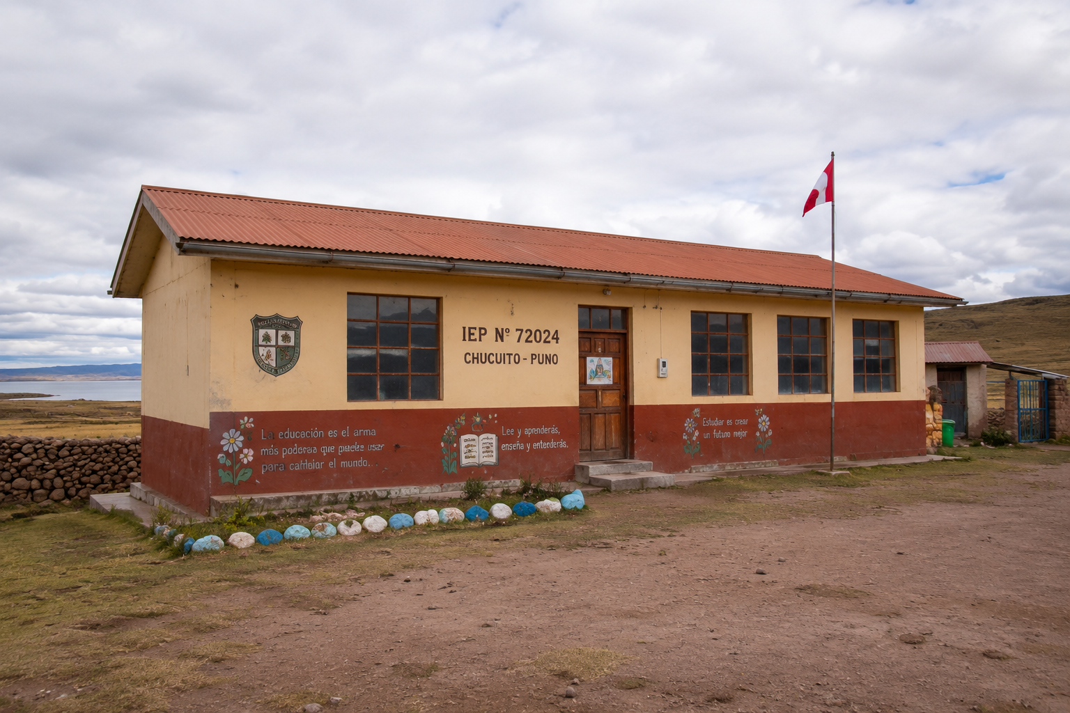 Rural school in a community in Puno